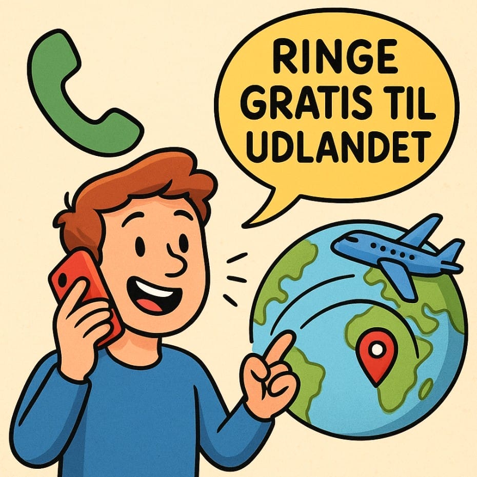 Ringe gratis til udlandet